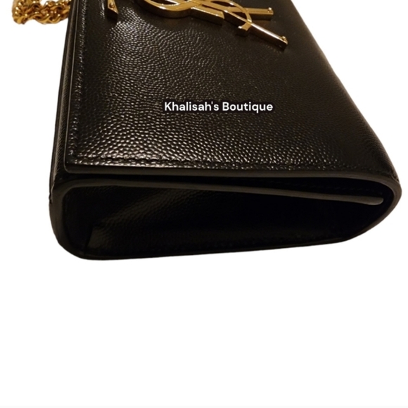 YSL Saint Laurent Kate Grain de Poudre Shoulder Clutch Crossbody BAG - Picture 8 of 15